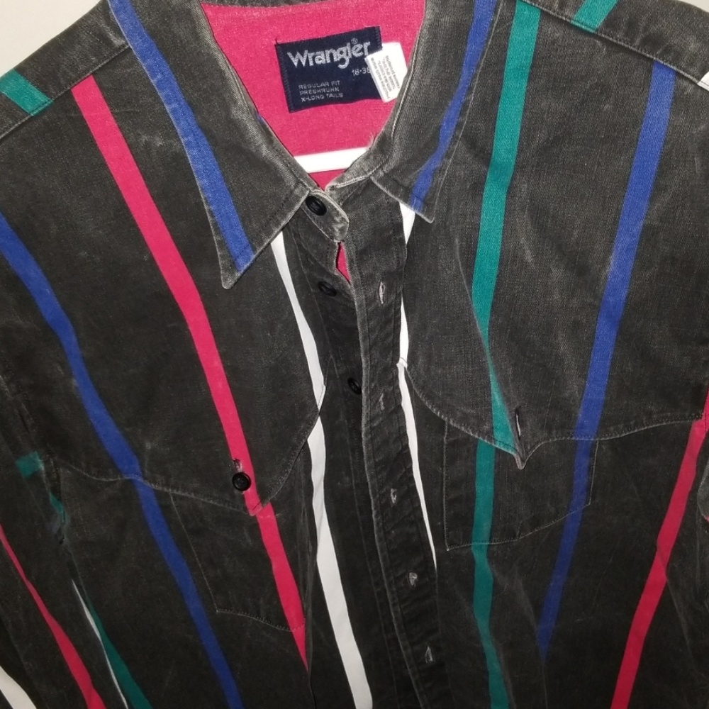 WRANGLER XL TALL BUTTON DOWN